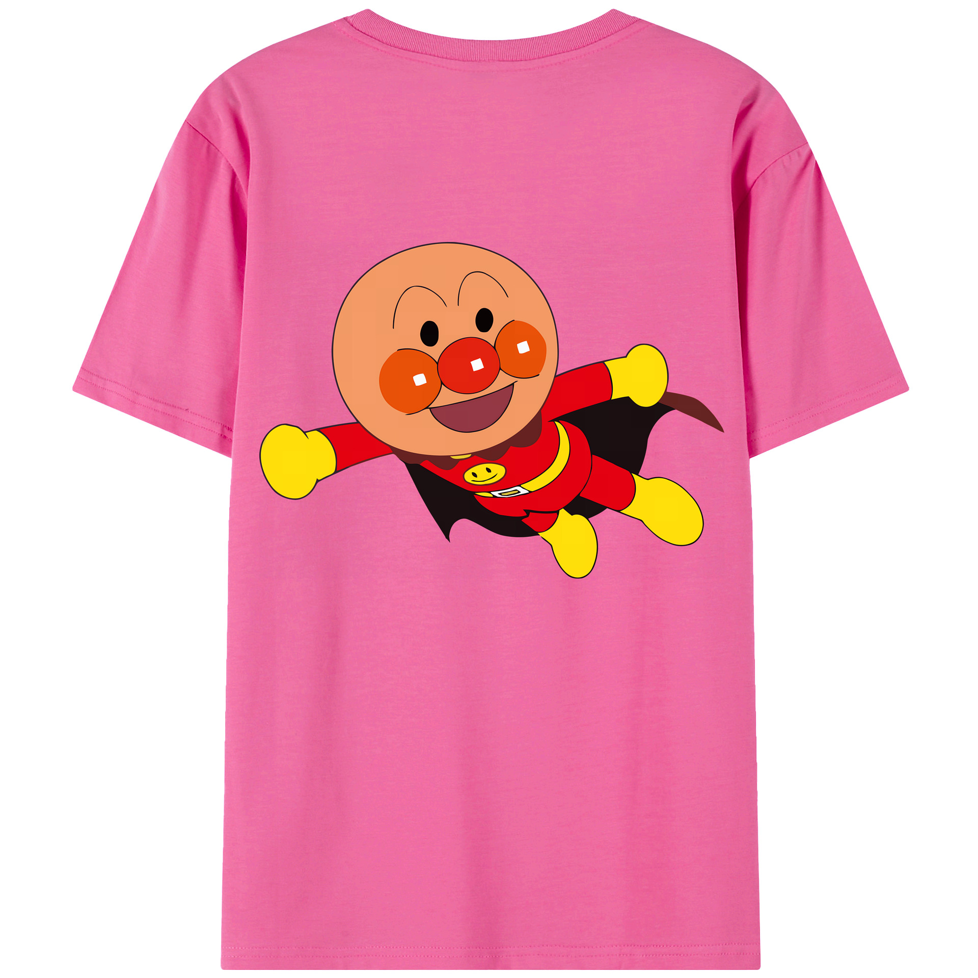 （画像用） アンパンマン Anpanman レディース半袖Tシャツ(バックプリント)